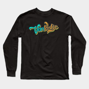 Cool Vantastic Van Life Vanlifer Retro Long Sleeve T-Shirt